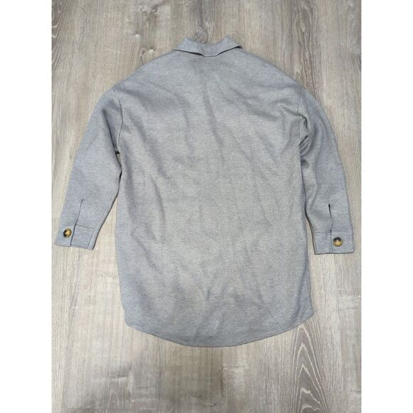 Truth By Republic NWT Women's Heather Gray Button Up Sweater Size Med - Picture 5 of 7